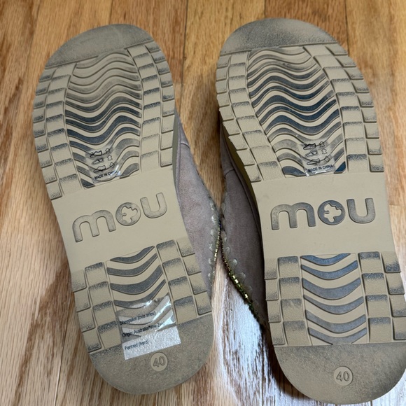 *NEW* Free People x MOU Whistler Slipper in camel, size 10 - Picture 7 of 7